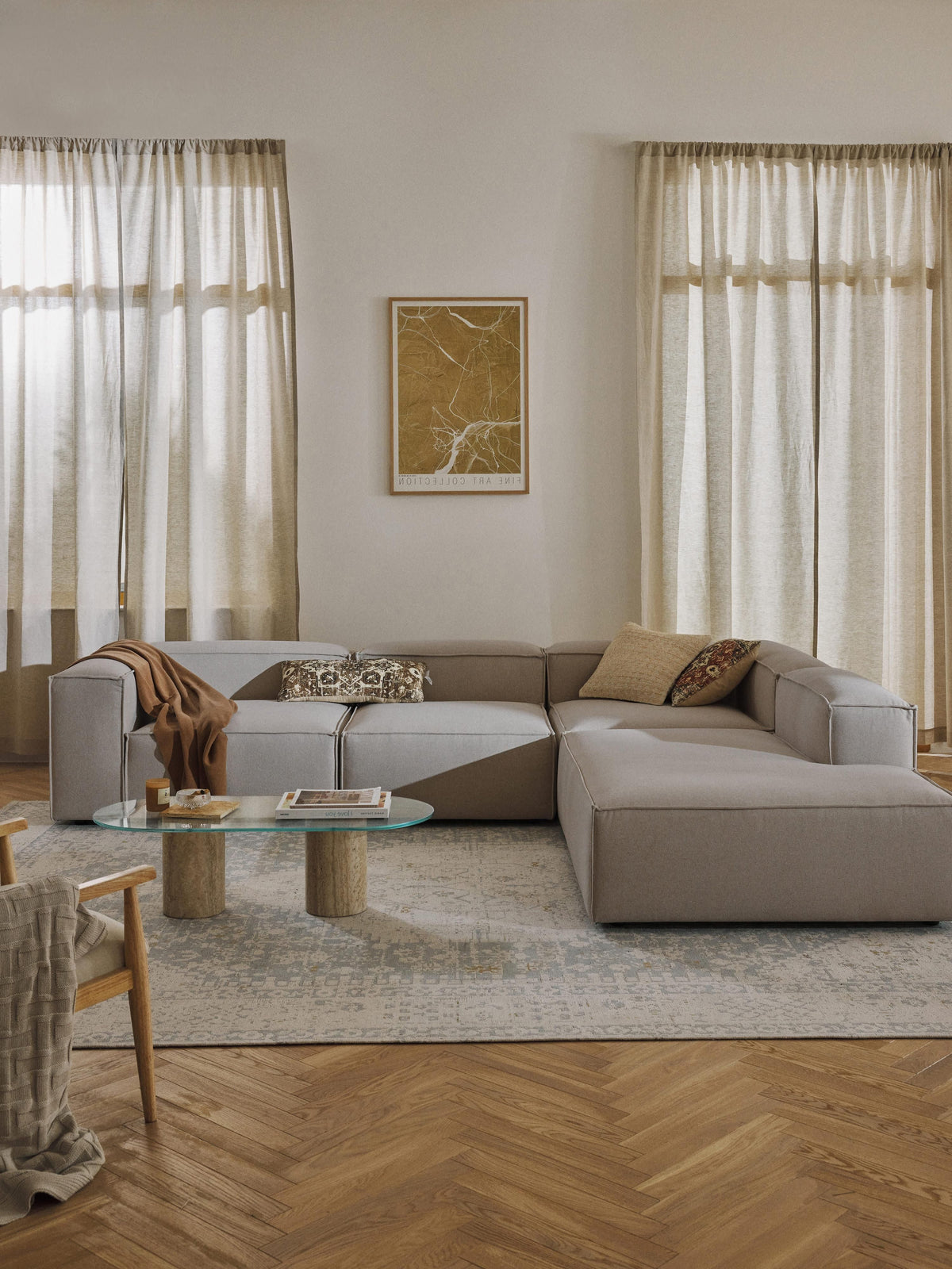Lennaster Modular XL Corner Sofa (4-Seater)