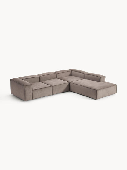 Lennaster Modular XL Corner Sofa (4-Seater) in Corduroy