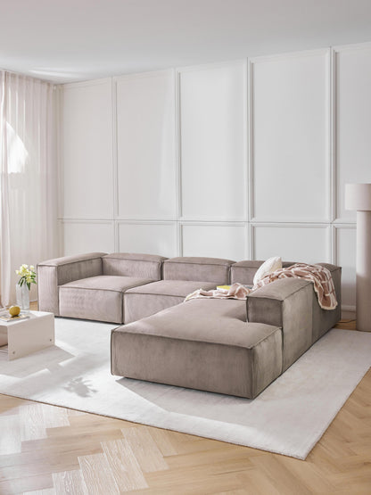 Lennaster Modular XL Corner Sofa (4-Seater) in Corduroy