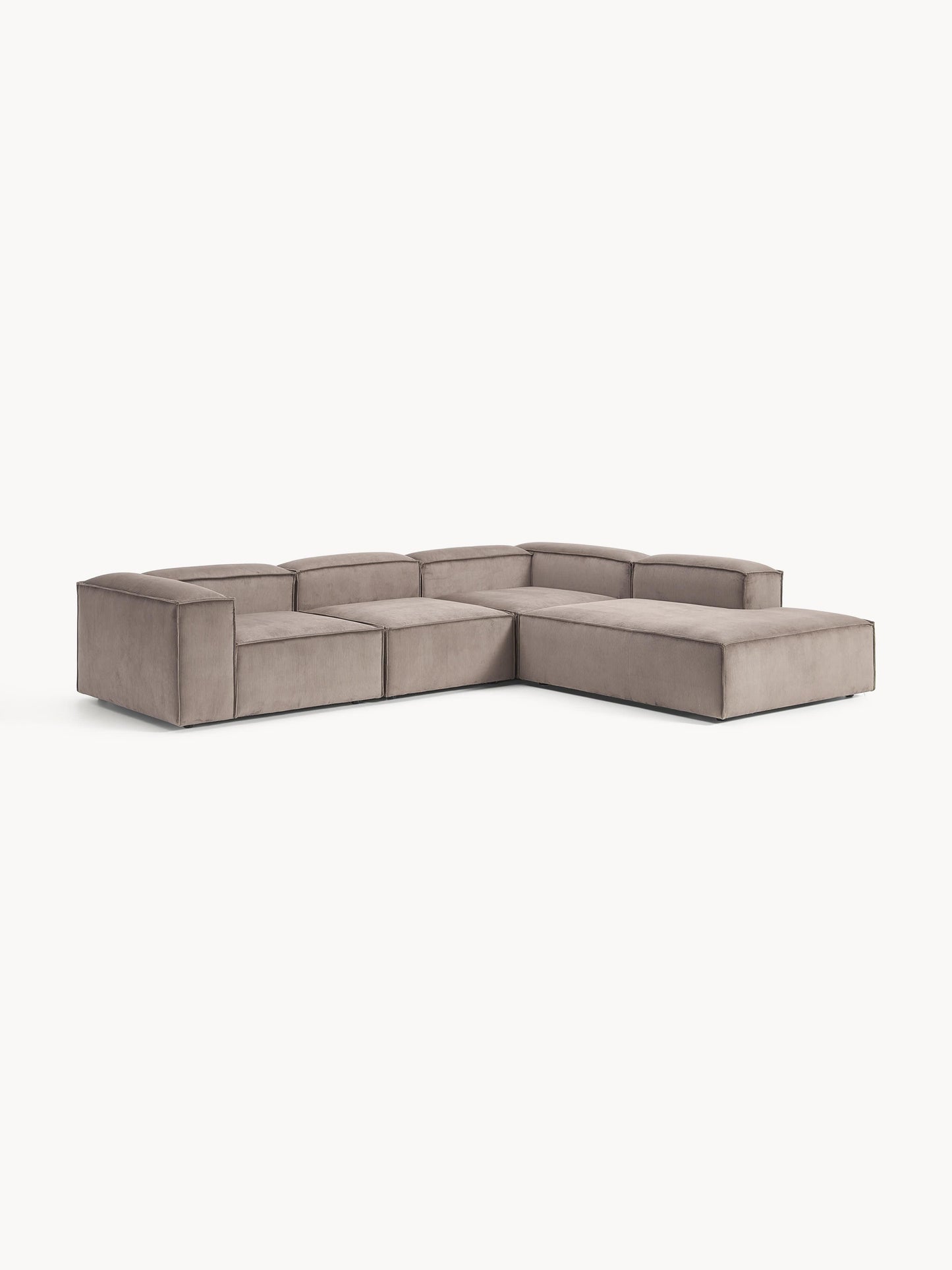 Lennaster Modular XL Corner Sofa (4-Seater) in Corduroy