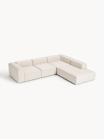 Lennaster Modular XL Corner Sofa (4-Seater) in Linen Blend