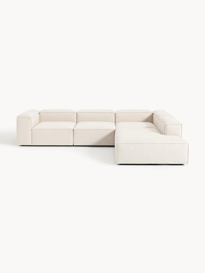 Lennaster Modular XL Corner Sofa (4-Seater) in Linen Blend