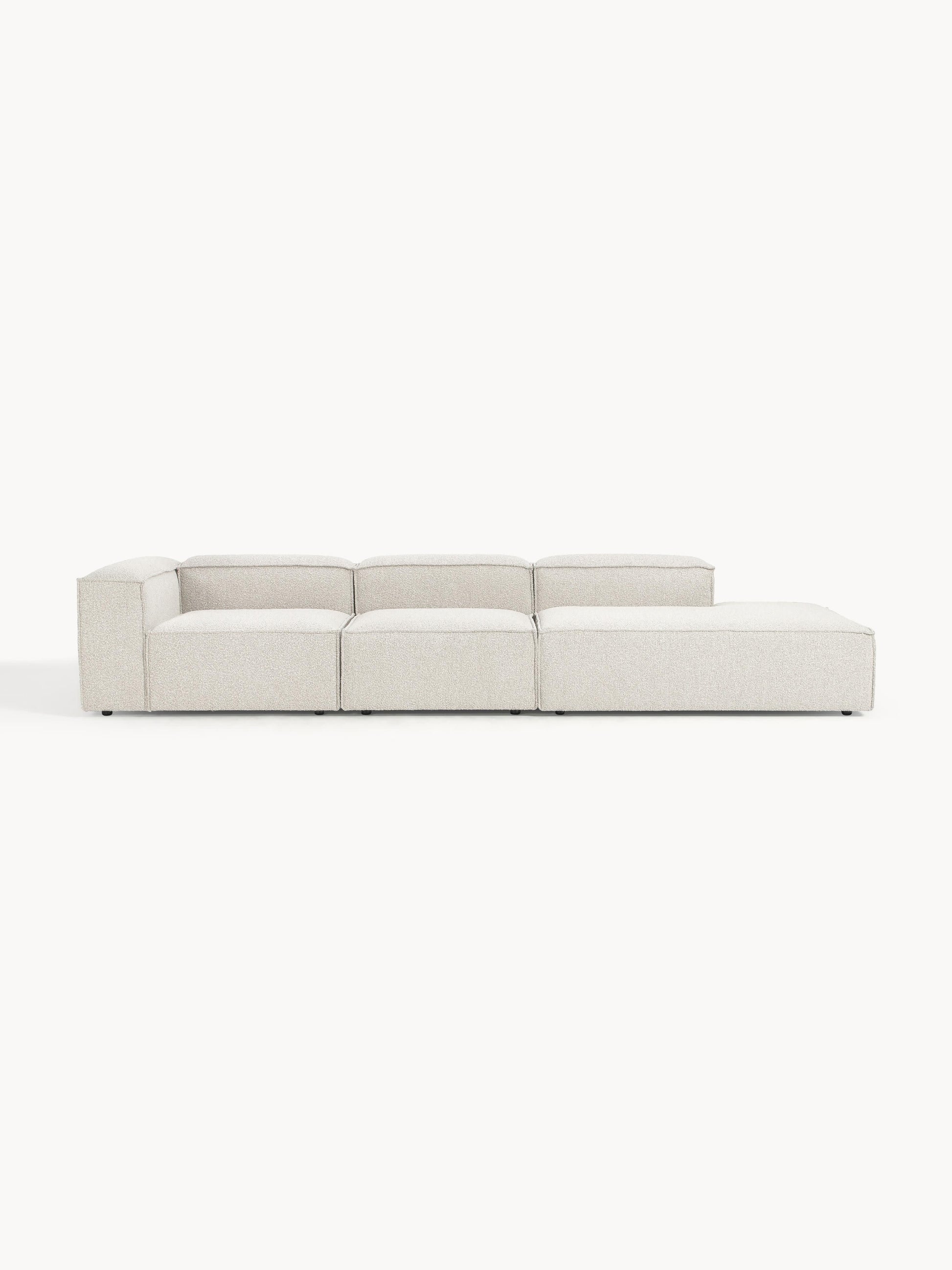 Lennaster Modular XL Ottoman in Bouclé