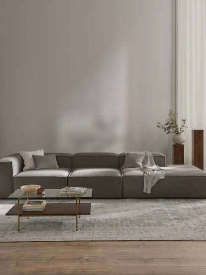 Lennaster Modular XL Ottoman in Bouclé