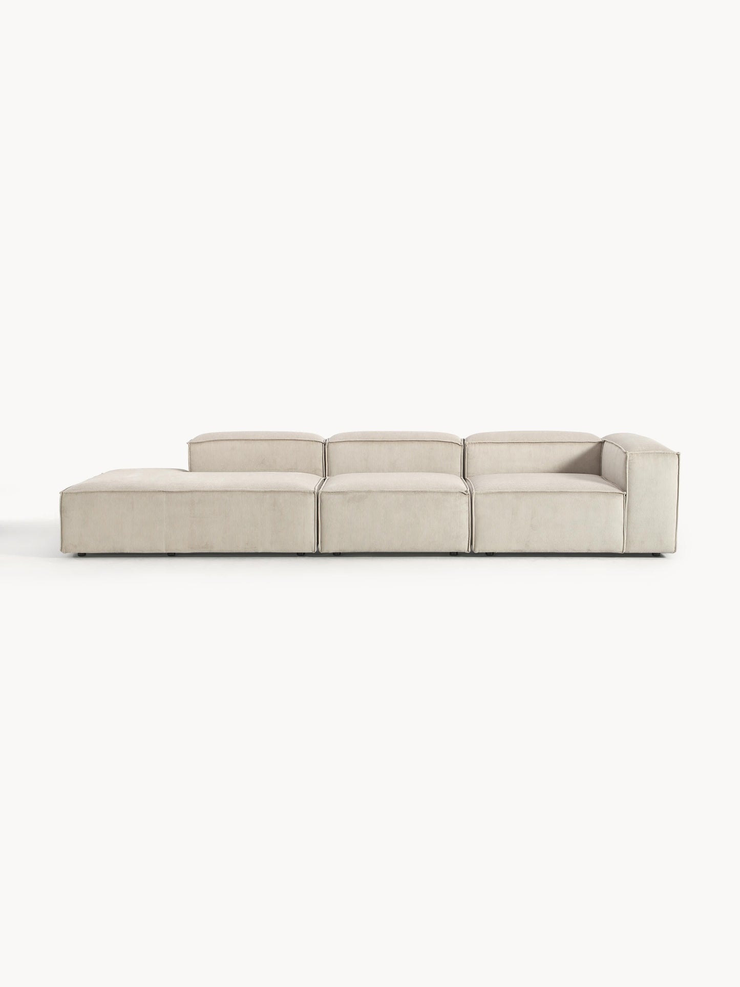 Lennaster Modular XL Ottoman in Corduroy