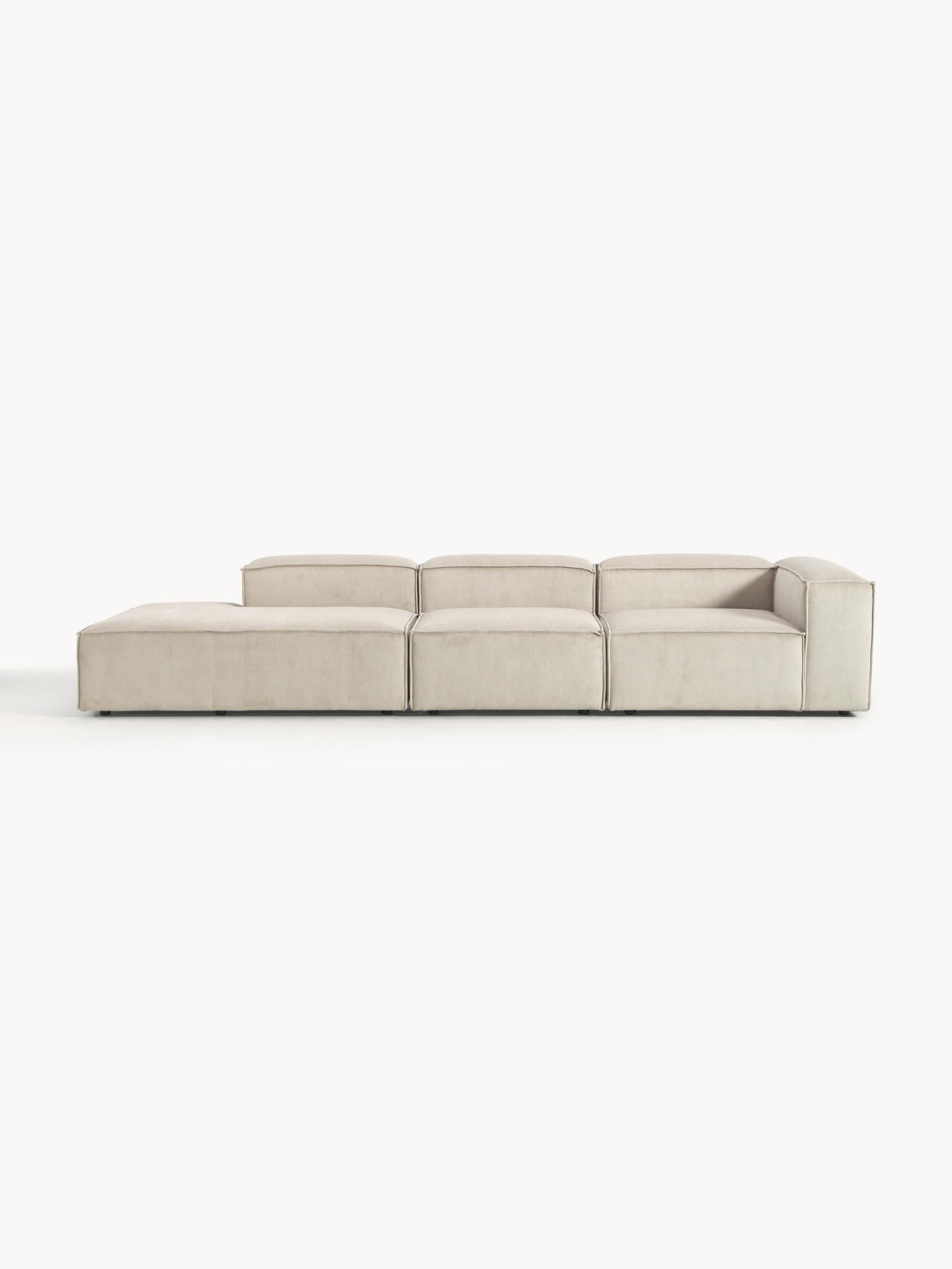 Lennaster Modular XL Ottoman in Corduroy
