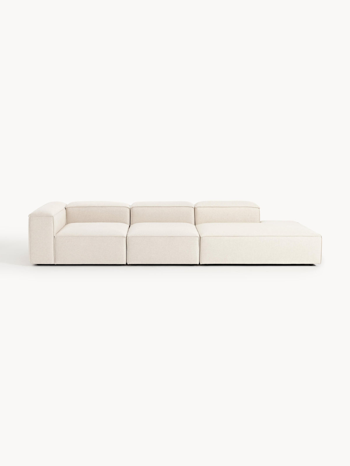 Lennaster Modular XL Ottoman in Linen Blend