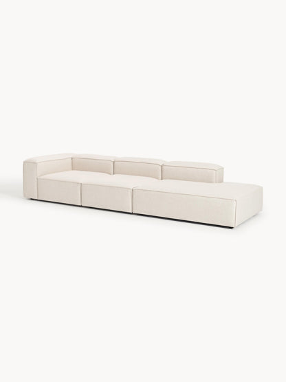 Lennaster Modular XL Ottoman in Linen Blend
