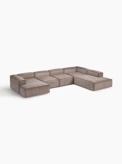 Lennaster Modular XL Sofa in Corduroy