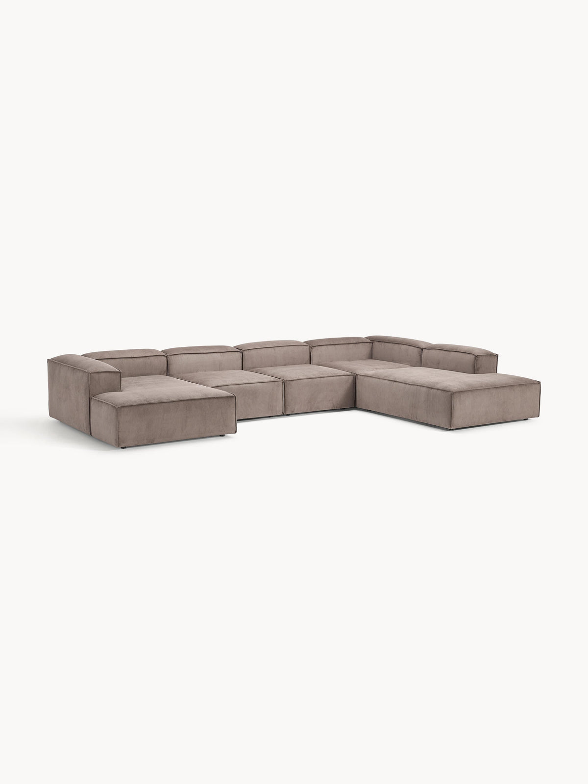 Lennaster Modular XL Sofa in Corduroy