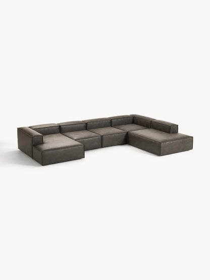 Lennaster Modular XL Sofa in Leather
