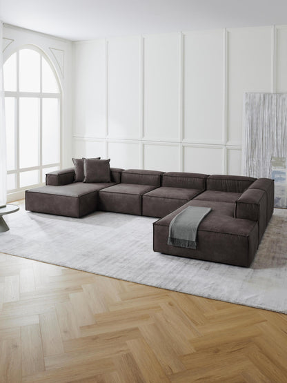 Lennaster Modular XL Sofa in Leather