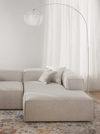 Lennaster Ottoman Corner Module in Bouclé