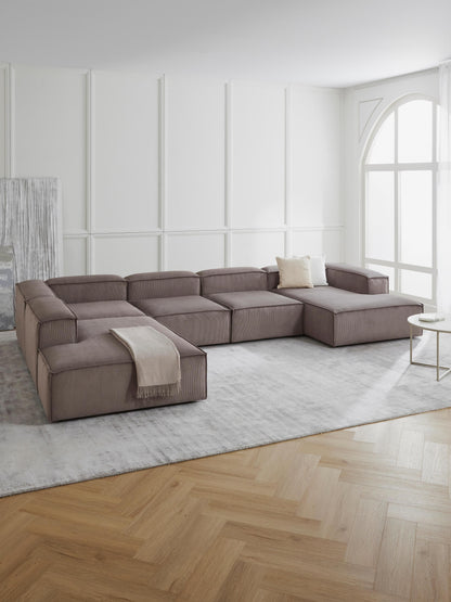 Lennaster Ottoman Corner Module in Corduroy