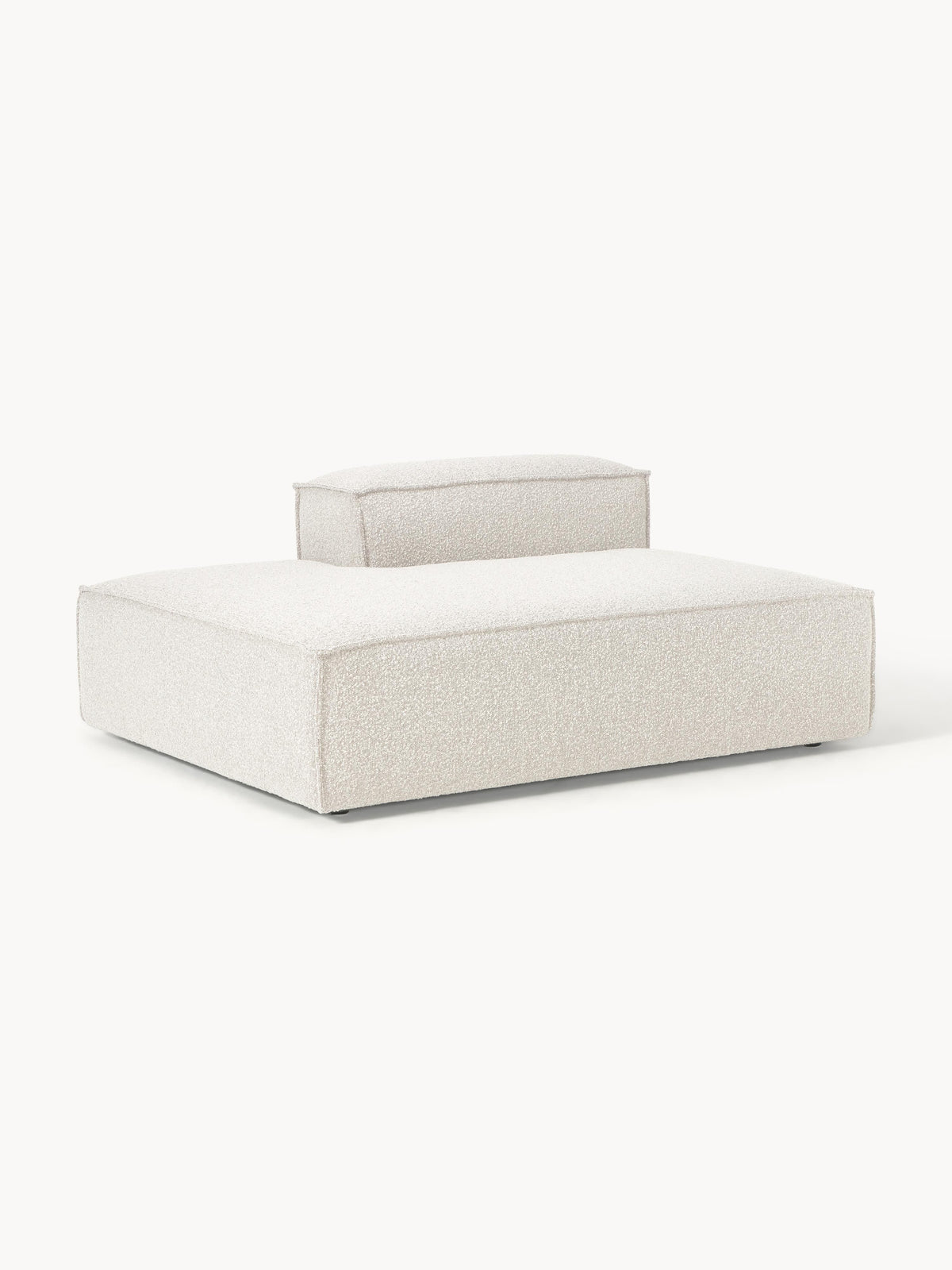 Lennaster Ottoman Module in Bouclé