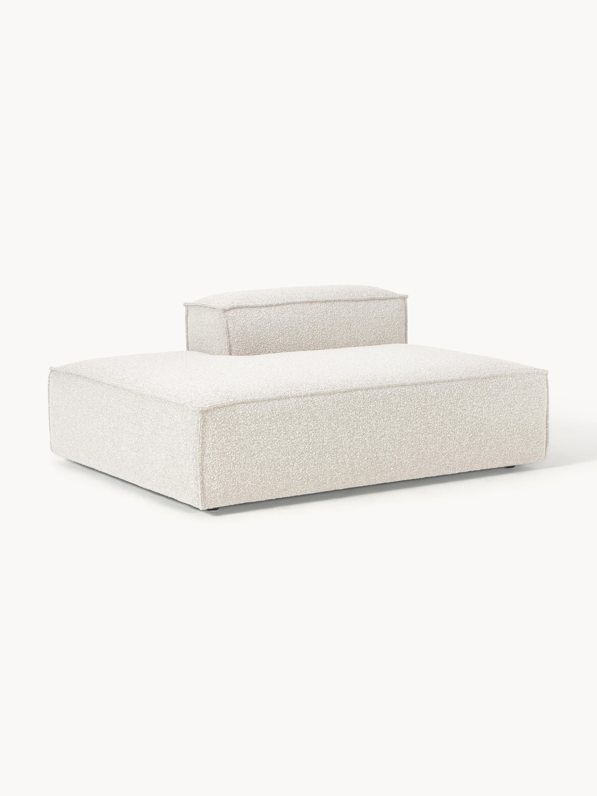 Lennaster Ottoman Module in Bouclé