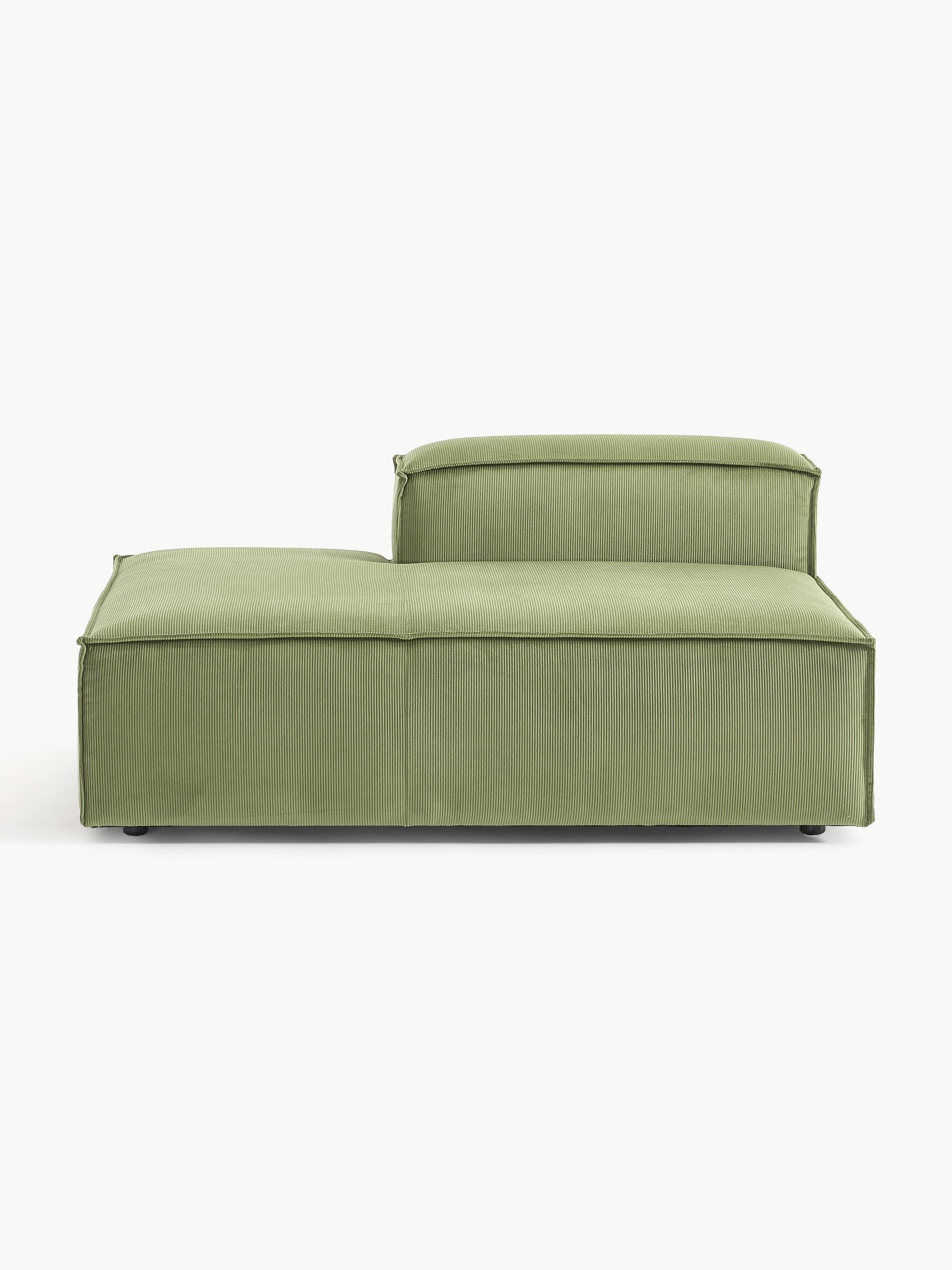 Lennaster Ottoman Module in Corduroy