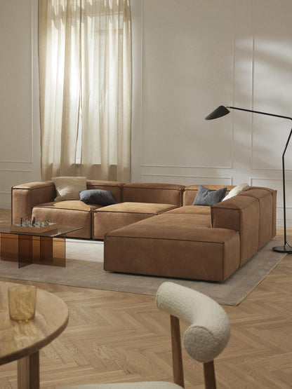 Lennaster Ottoman Module in Leather