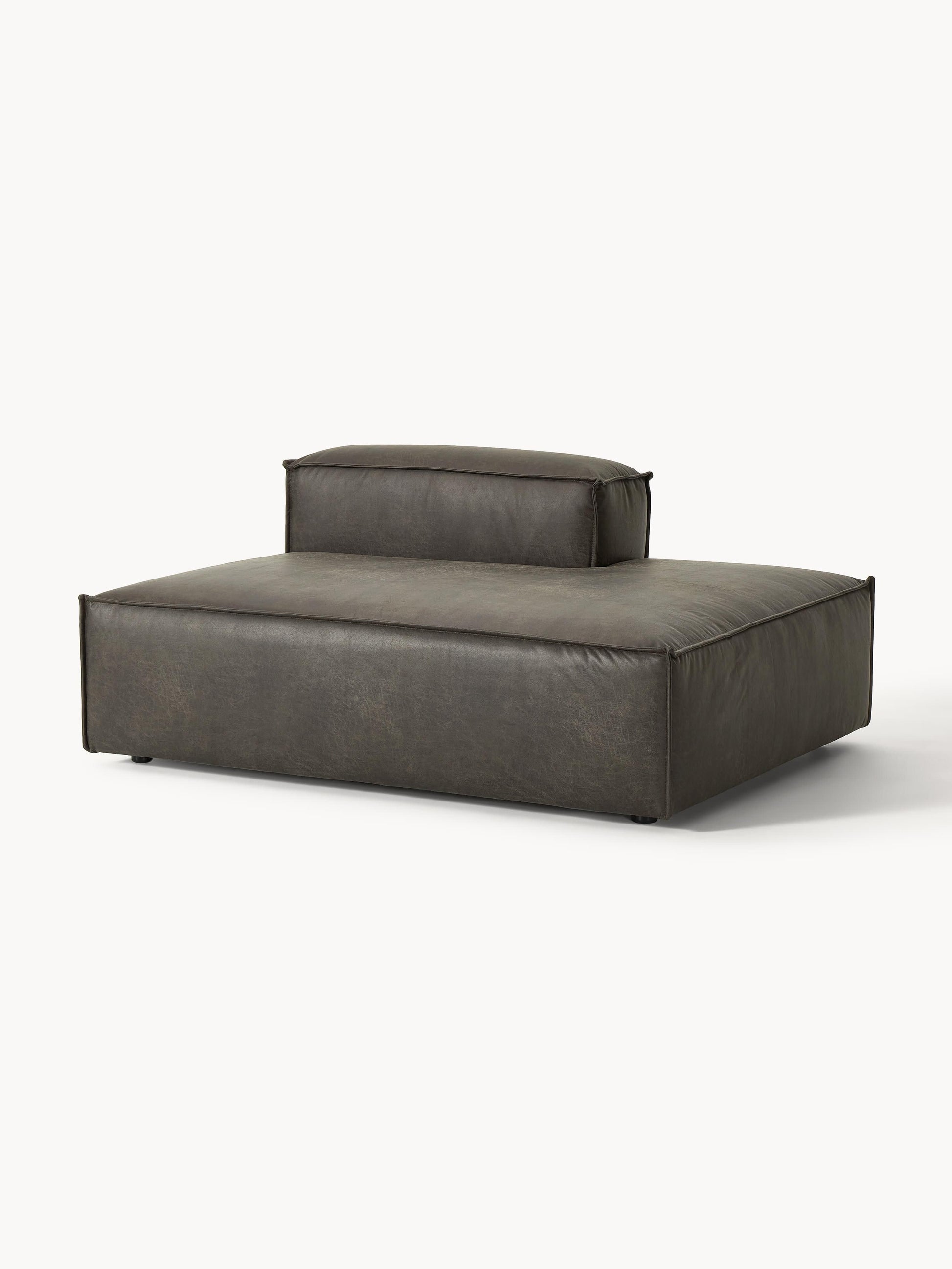 Lennaster Ottoman Module in Leather