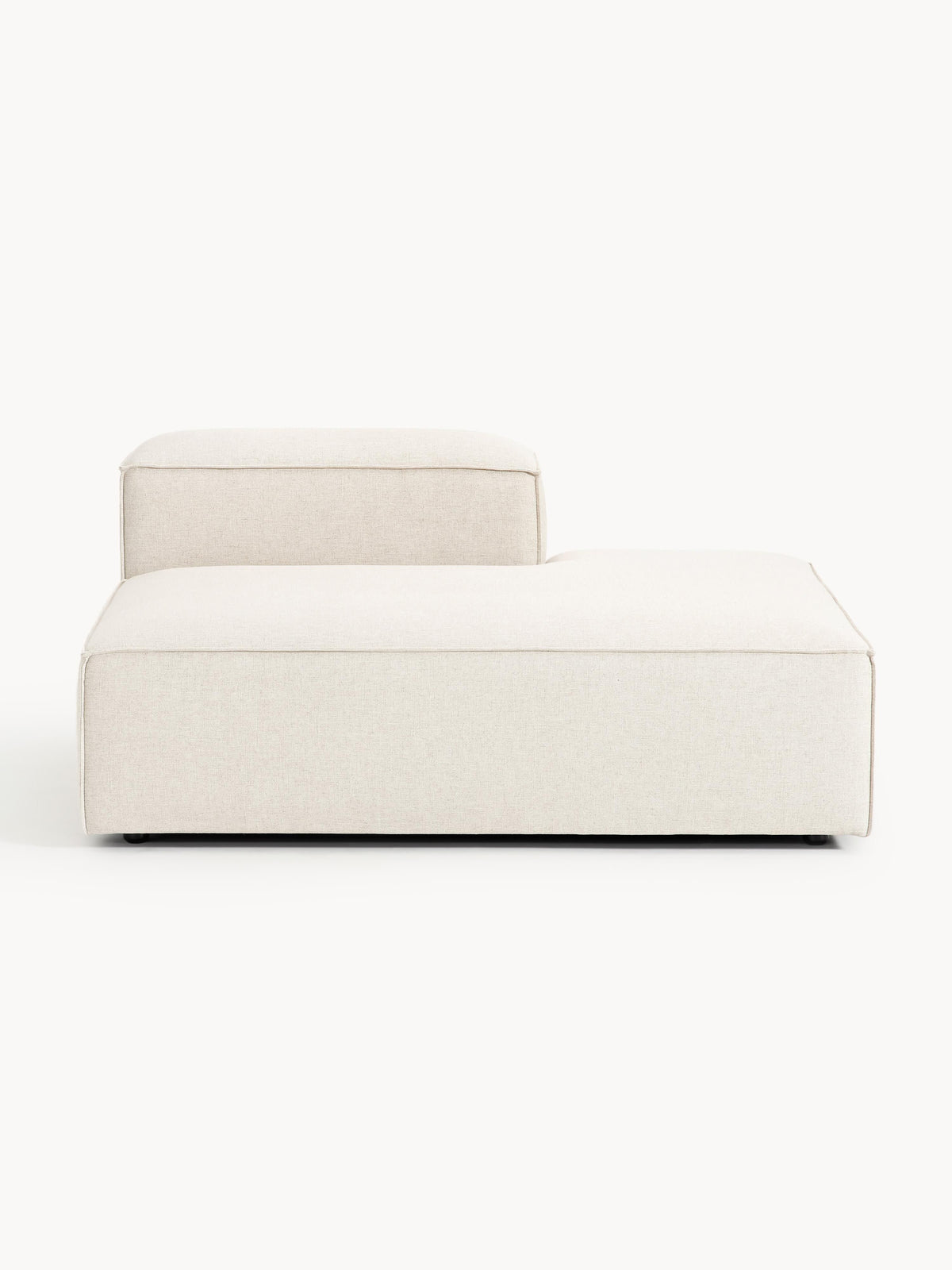 Lennaster Ottoman Module in Linen Blend