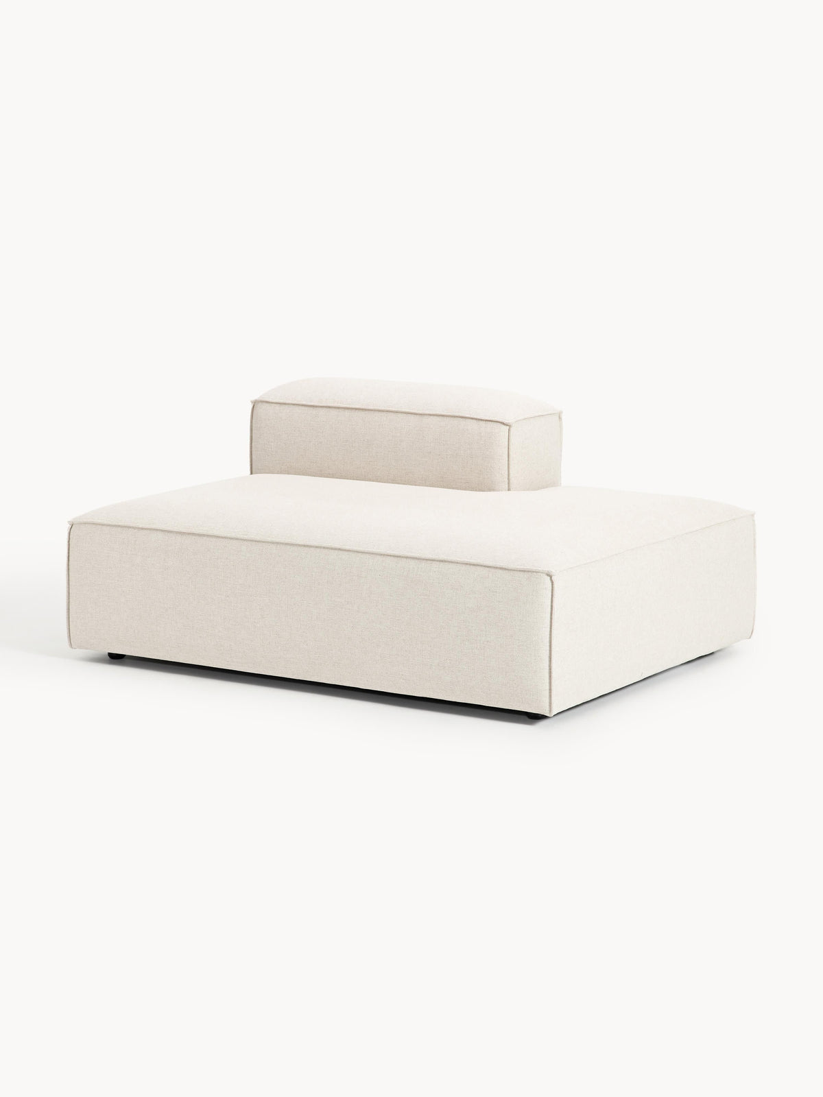 Lennaster Ottoman Module in Linen Blend