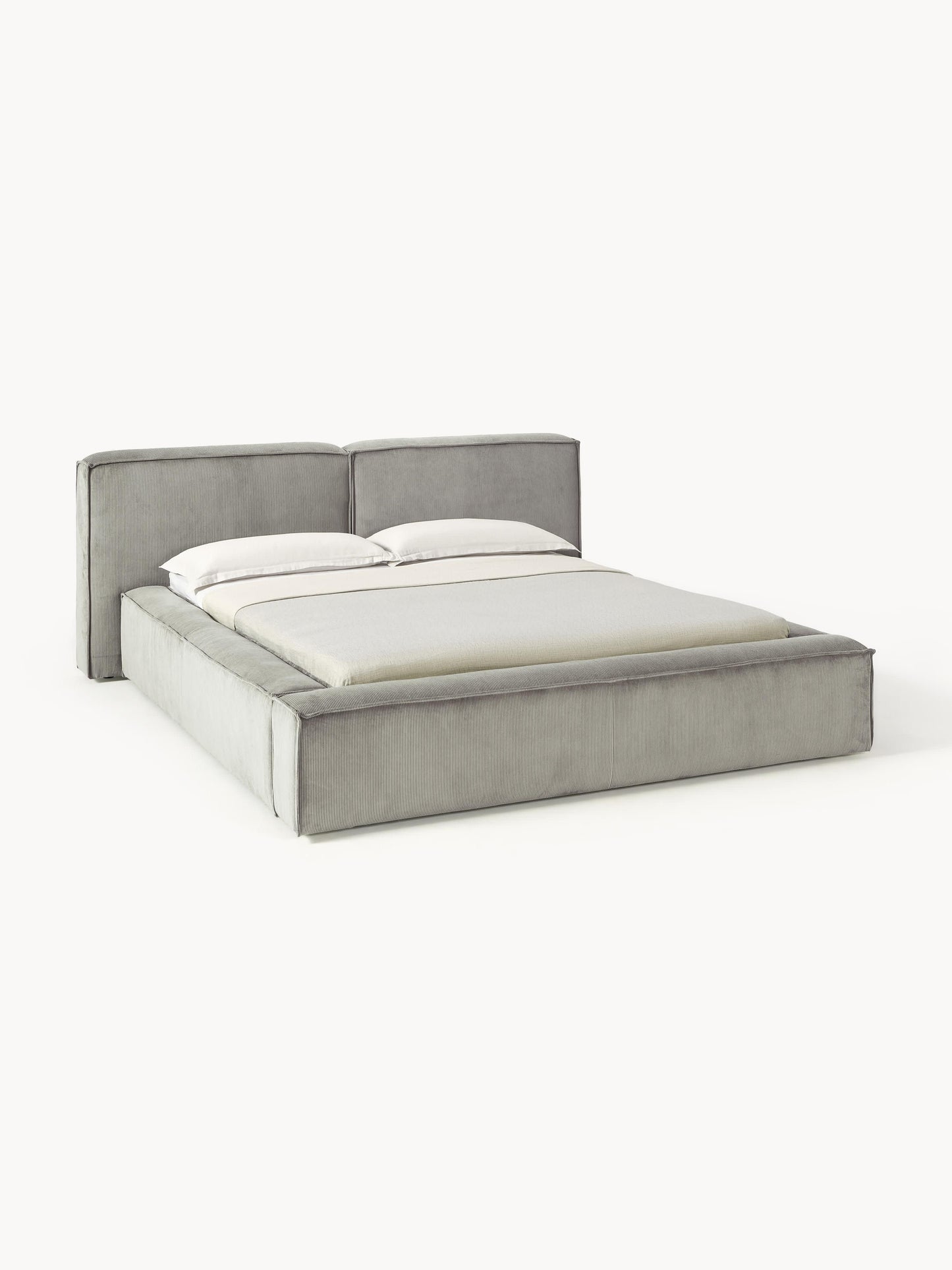 Lennaster Upholstered Bed in Corduroy