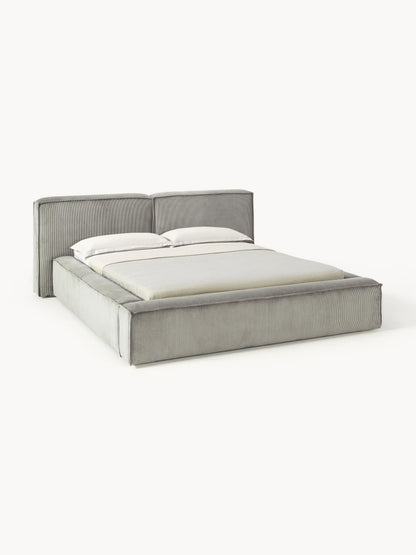 Lennaster Upholstered Bed in Corduroy