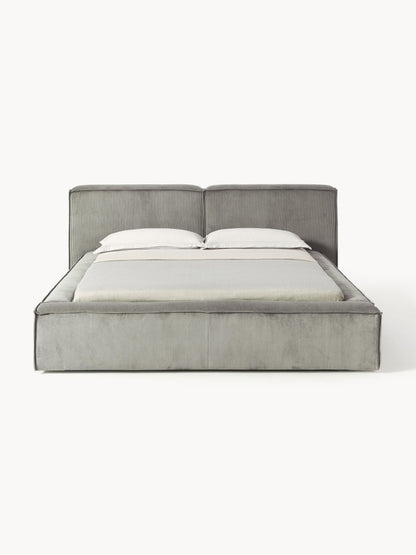 Lennaster Upholstered Bed in Corduroy