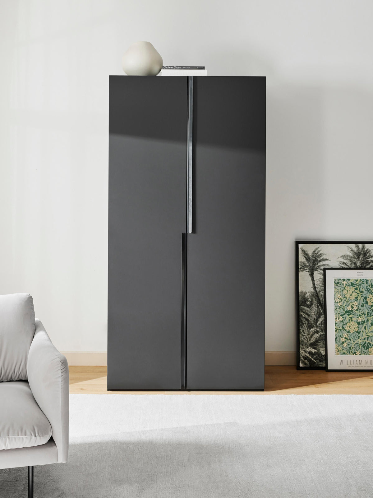 Leonure Modular Hinged-Door Wardrobe, 100 cm Wide, in Various Sizes