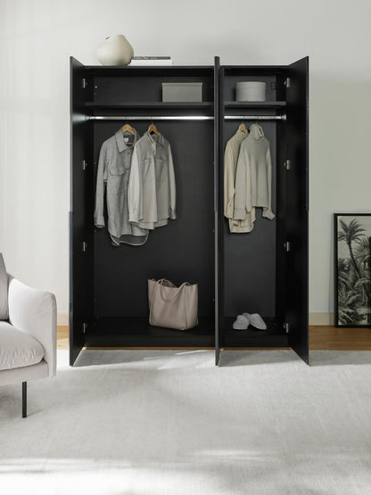 Leonure Modular Hinged-Door Wardrobe, 150 cm Wide, in Various Sizes