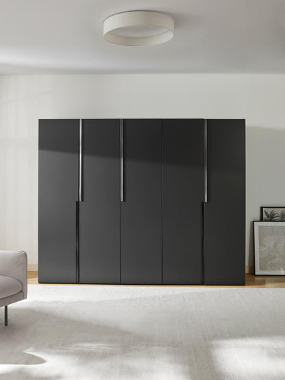 Leonure Modular Hinged-Door Wardrobe, 250 cm Wide, in Various Sizes