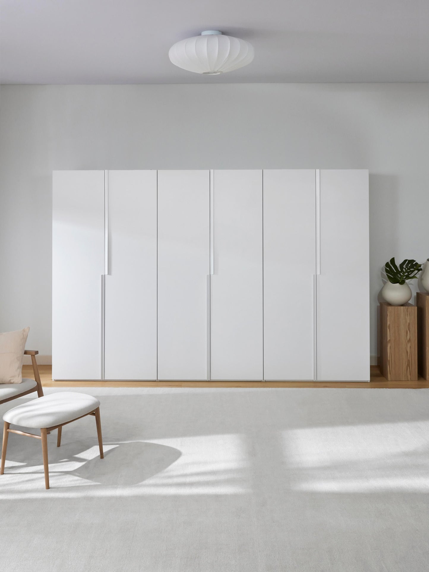 Leonure Modular Hinged-Door Wardrobe, 300 cm Wide, in Various Sizes