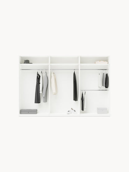 Leonure Modular Hinged-Door Wardrobe, 300 cm Wide, in Various Sizes