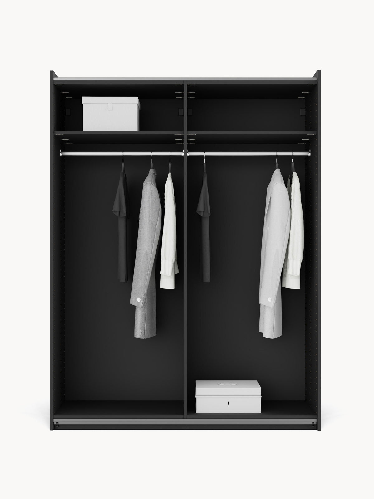 Leonure Modular Sliding-Door Wardrobe, 150 cm Wide, in Various Sizes