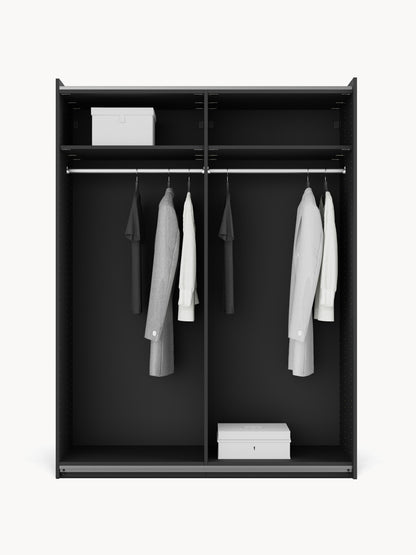Leonure Modular Sliding-Door Wardrobe, 150 cm Wide, in Various Sizes