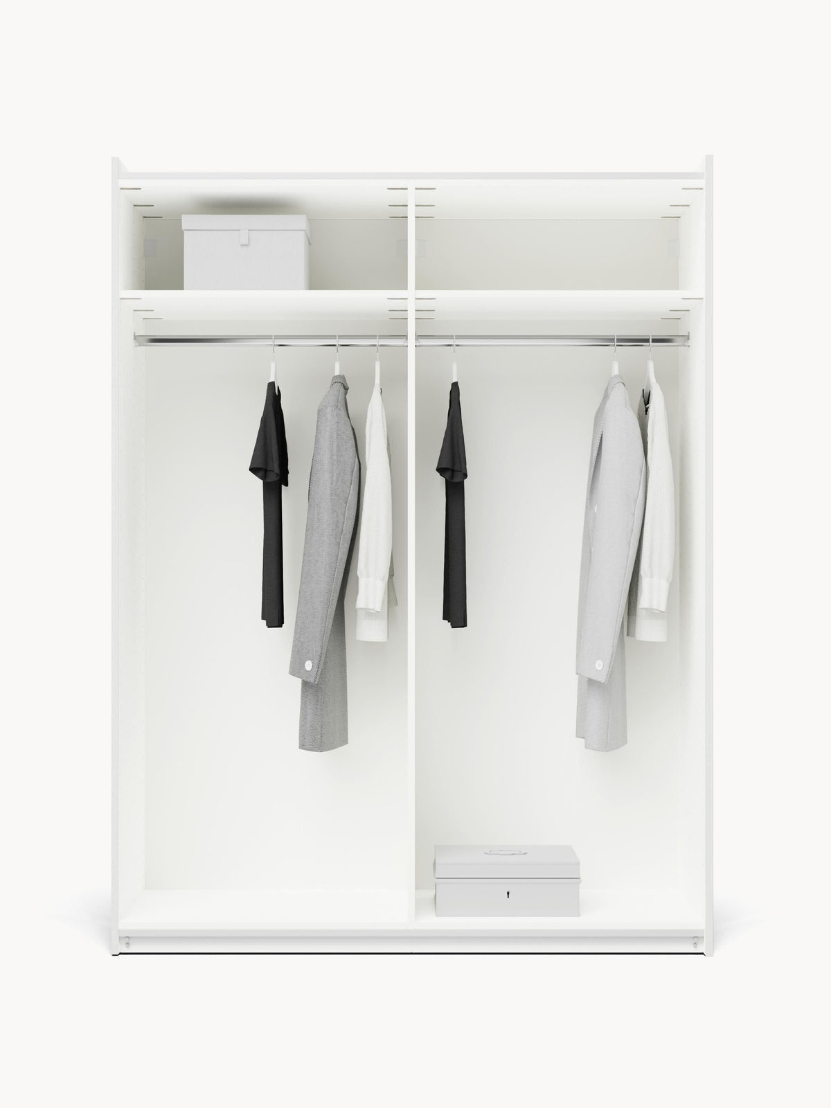 Leonure Modular Sliding-Door Wardrobe, 150 cm Wide, in Various Sizes