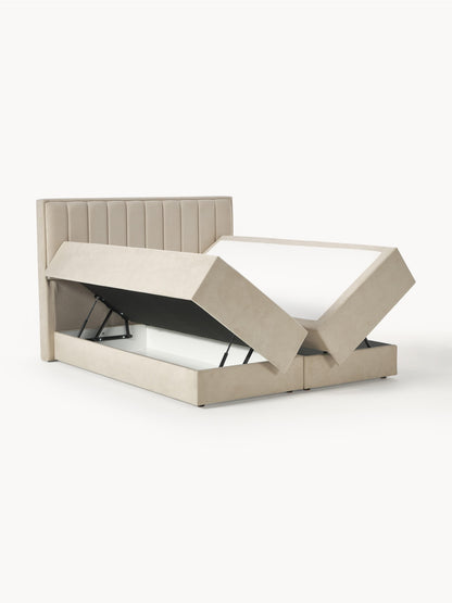 Livandre Box Spring Bed with Storage