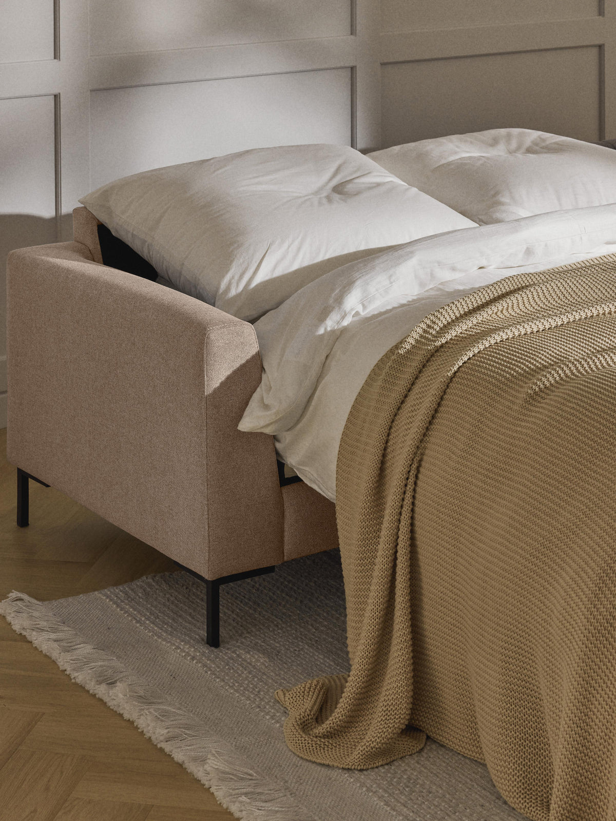 Lunandre Sofa Bed with Mattress, 3-Seater