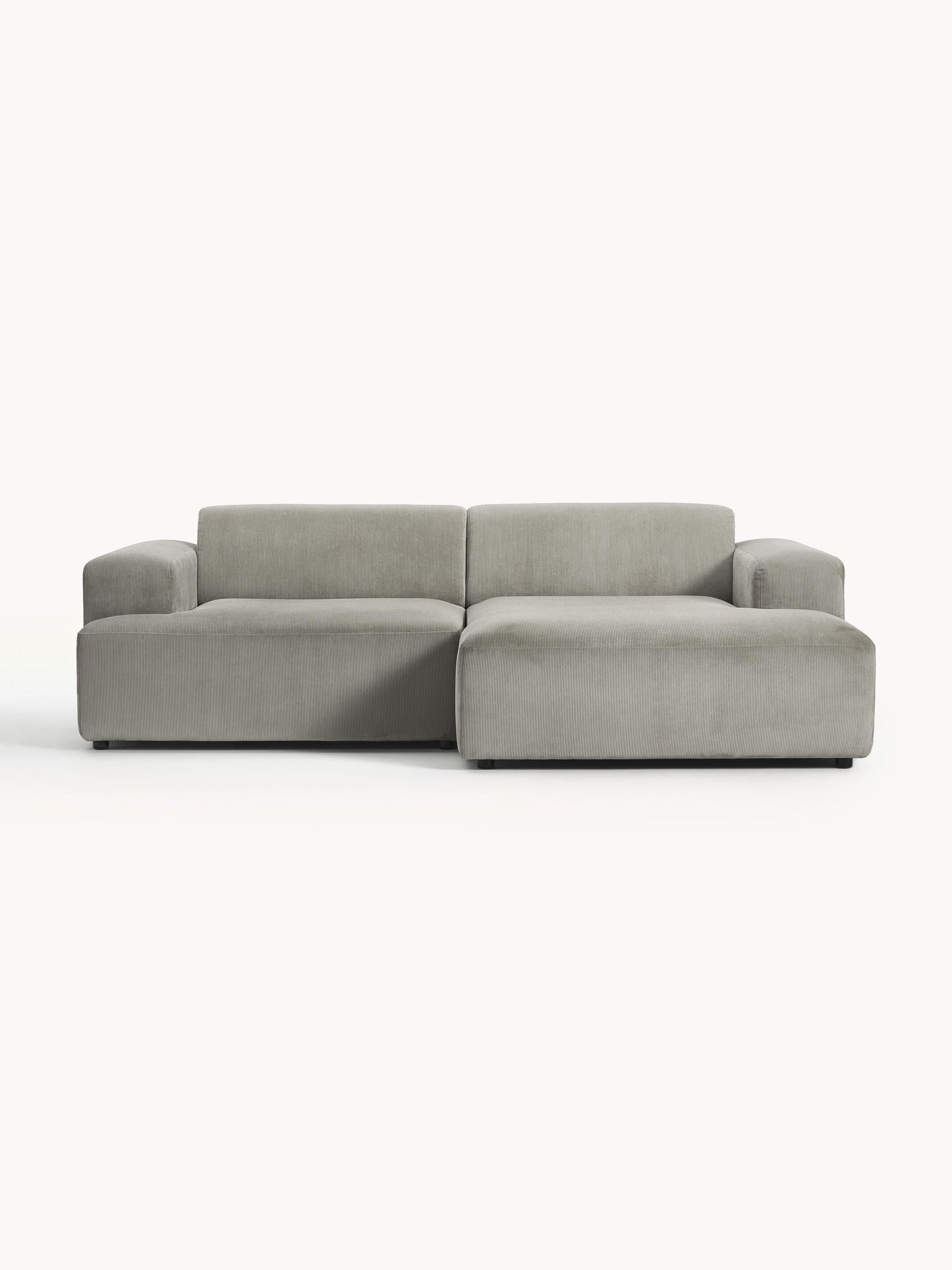 Melvisse Corduroy Corner Sofa (3-Seater)