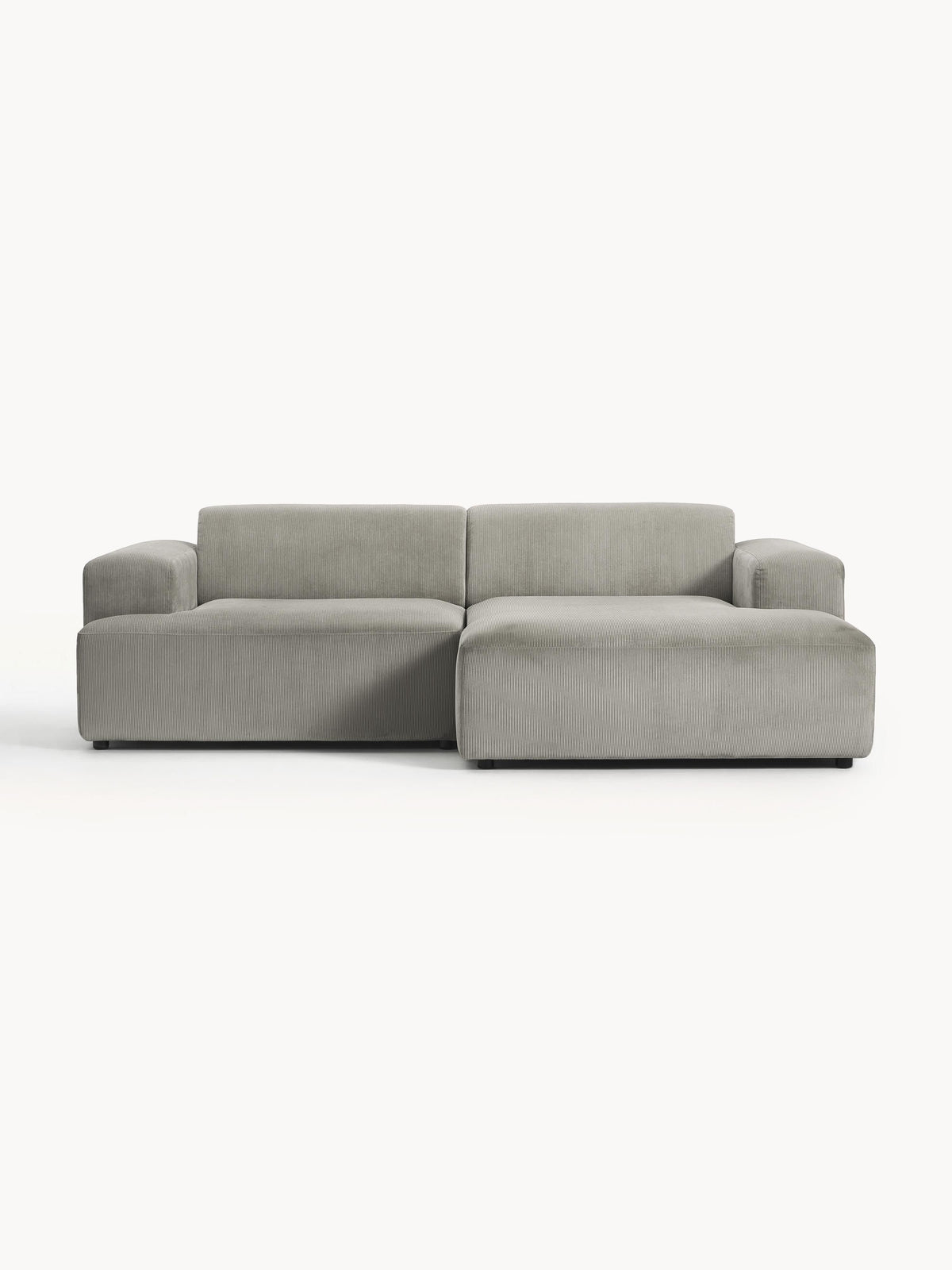 Melvisse Corduroy Corner Sofa (3-Seater)