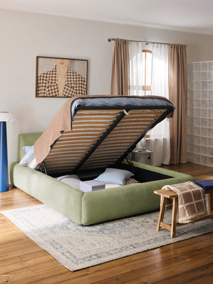 Melvisse Upholstered Bed with Storage