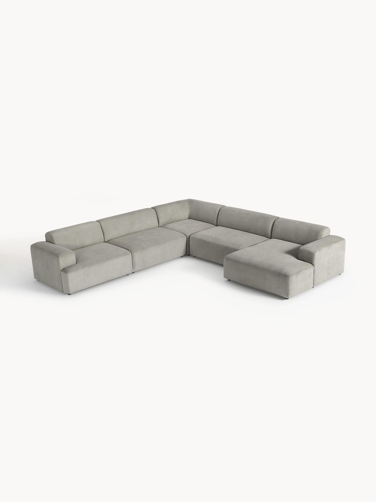 Melvisse XL Corner Sofa in Corduroy