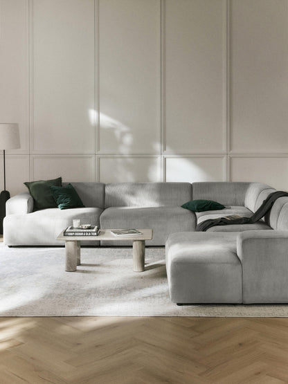 Melvisse XL Corner Sofa in Corduroy