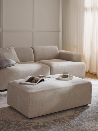 Melvisse XL Ottoman, W 116 x D 72 cm