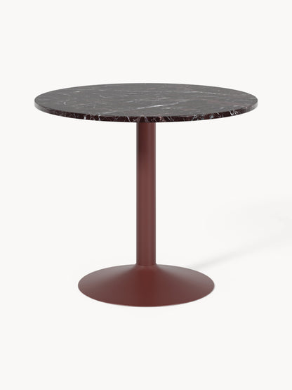 Milanne Round Marble Dining Table, Ø 90 cm
