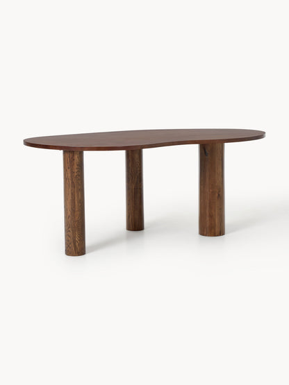Narutoro Oak Dining Table with Organic Shape, in Various Sizes