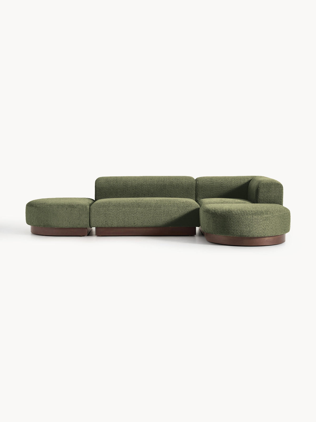 Natalisse Modular Corner Sofa in Teddy Bouclé