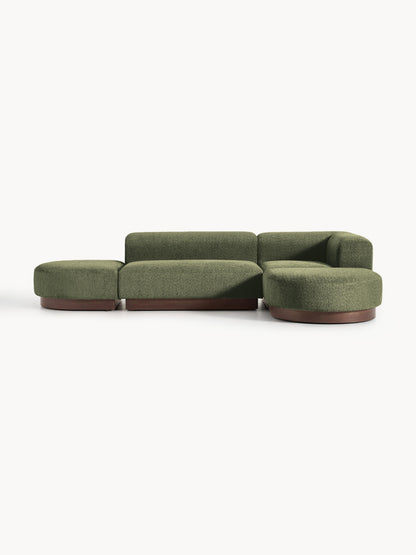 Natalisse Modular Corner Sofa in Teddy Bouclé