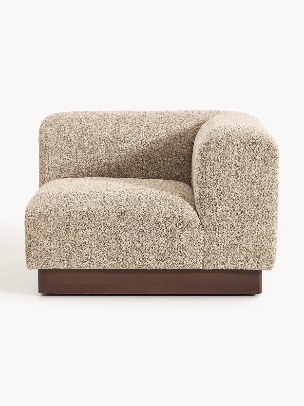 Natalisse Teddy Bouclé Corner Module