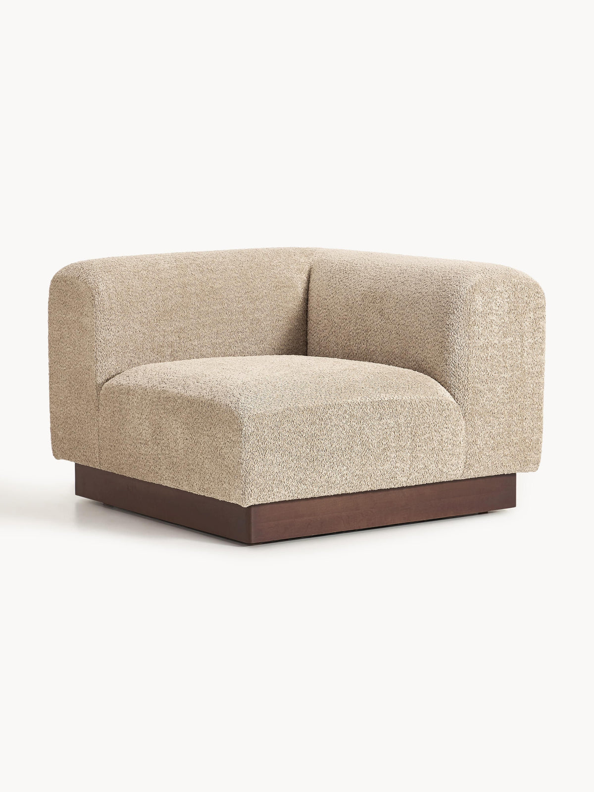 Natalisse Teddy Bouclé Corner Module